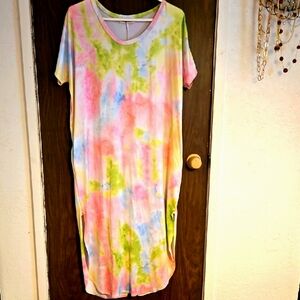 EUC Anthro Haptics Maxi Dress